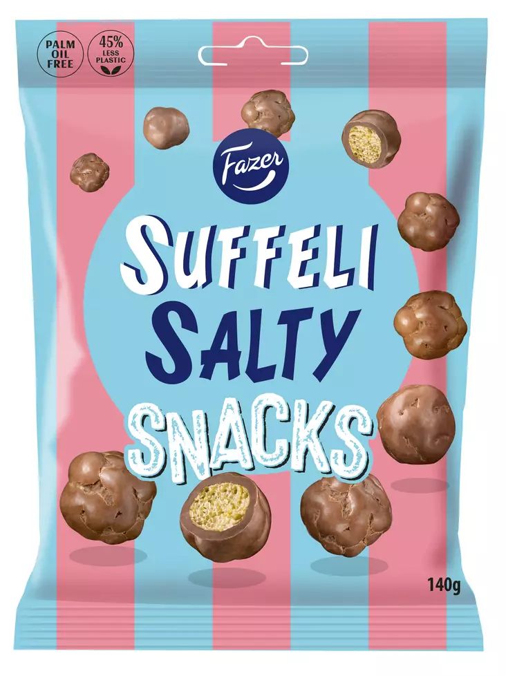 Fazer Suffeli salty snacks 140g - Suklaat - 6416453047266 - 1