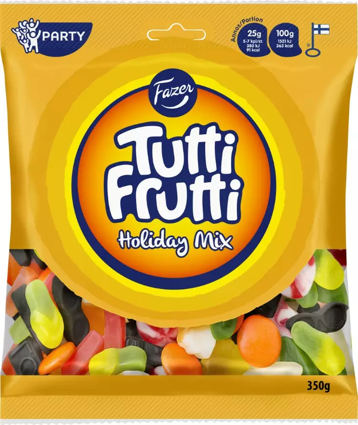 Fazer Tuttu Frutti Holiday mix 350g - Karkit - 6416453036116 - 1