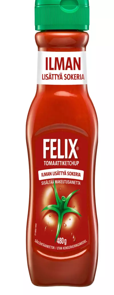 Felix ketchup 480g llman lisättyä sokeri - Ketsupit ja sinapit - 7350126085126 - 1