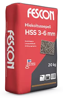 Fescon hiekoitussepeli hss 3-6mm 20kg - Hiekoitusmurske ja hiekoitussepeli - 6416841610096 - 1