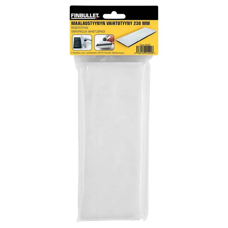 Finbullet Maalaustyynyn vaihtotyyny 230 mm - Maalaustarvikkeet - 6438152045206 - 1