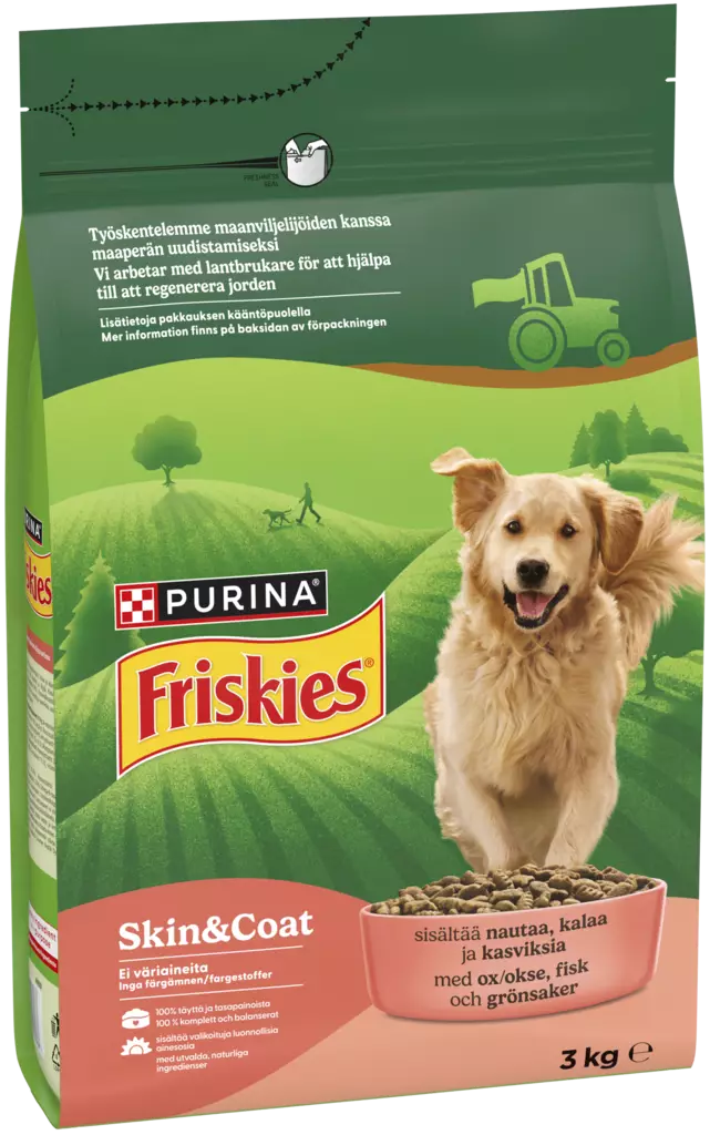 Friskies Omega Nautaa&kalaa 3kg - Koiran kuivaruoat - 7613033996986 - 1