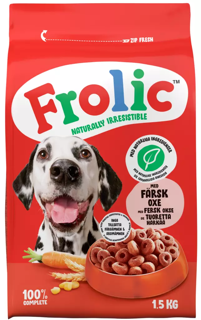 Frolic Härkää 1,5kg - Koiran kuivaruoat - 5900951315336 - 1