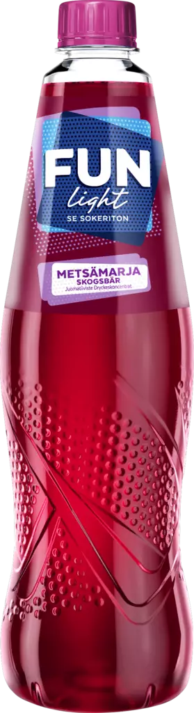 FUN Light juomatiiviste 0,5l metsämarja - Elintarvikkeet - 6417802367196 - 1