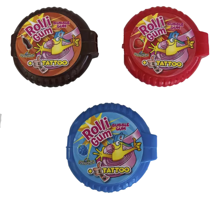Funny Candy Rolligum 15g - Purukumit - 3587361056046 - 1
