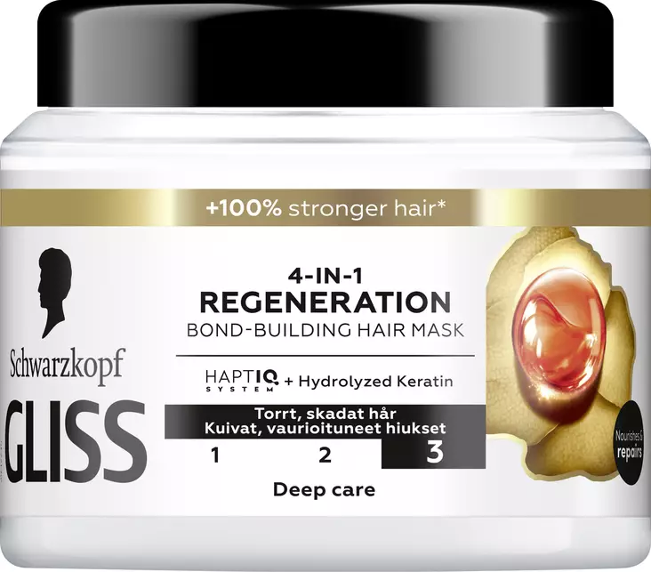 Gliss 4-in-1 syvähoito 400ml - Shampoot - 7332531118606 - 1