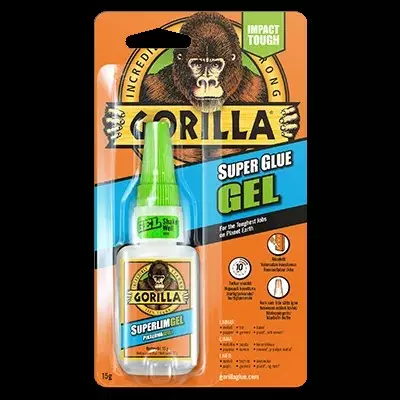 Gorilla Super Glue Gel 15g - Pikaliimat - 5704947004286 - 1