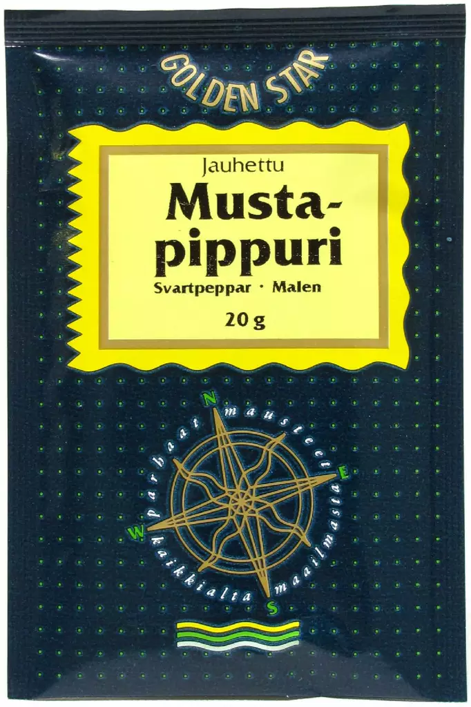 Gs jauhettu mustapippuri 20g - Mausteet - 6434800005936 - 1