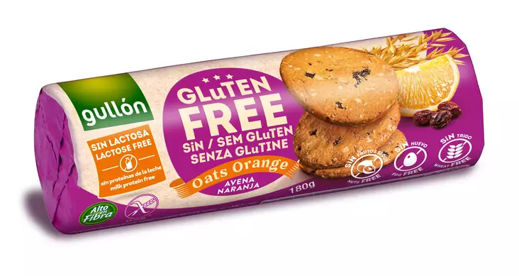 GULLON KAURA&APPELSIINI GLUTEENITON 150G - Kissat - 8410376052596 - 1
