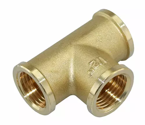 Harju t-yhde 1/2" messinki - Letkuliittimet - 6438140051776 - 1