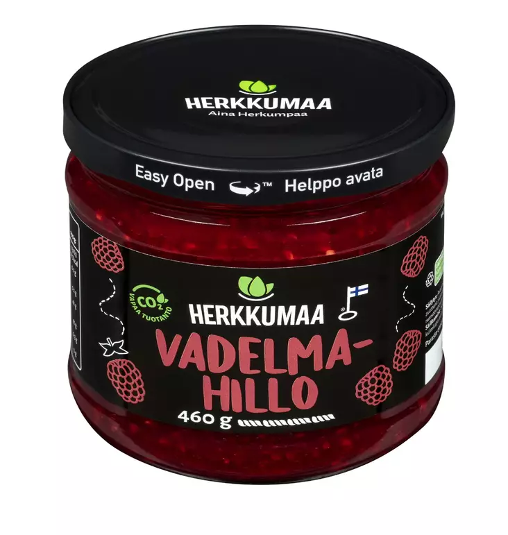 Herkkumaa Vadelmahillo 460g - Hillot ja marmeladit - 6410840070066 - 1