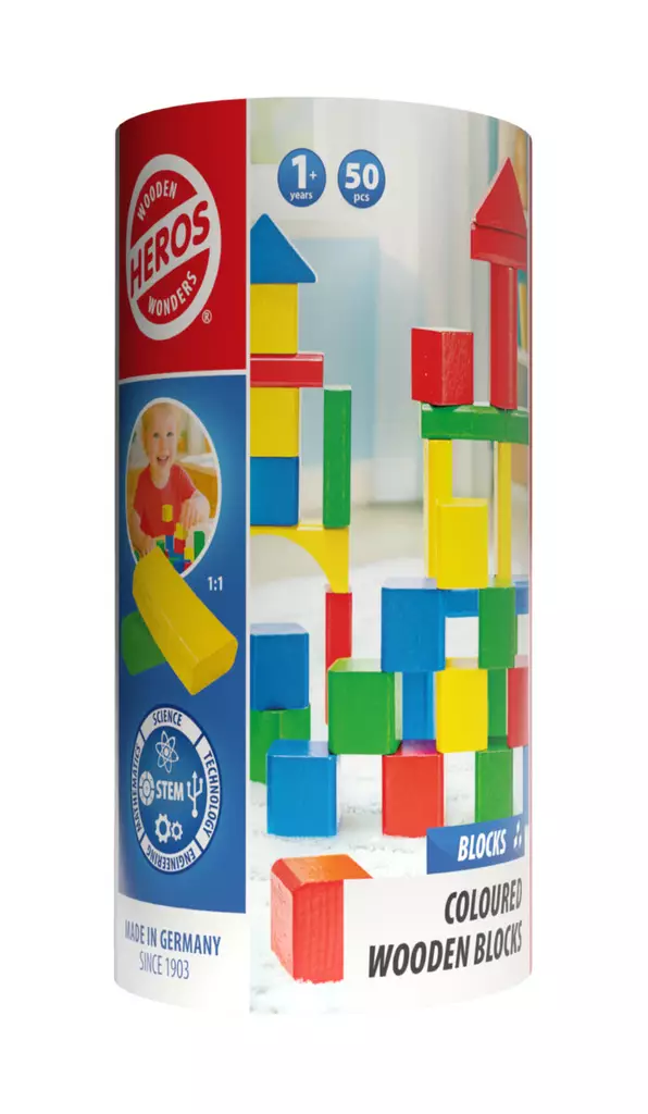 Heros Blocks rakennussarja 50-osaa - Palapelit ja pulmapelit - 4255870200036 - 1