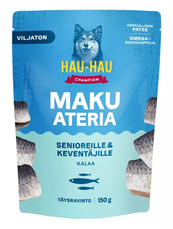 Hhc Makuateria Seniorit&keventäjät kalaa - Koiran märkäruoat - 6438554010826 - 1
