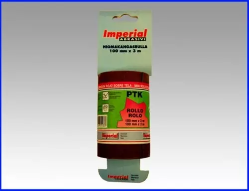 Imperial hiomakangasrulla 100mm 3m K240 - Hiomapaperit - 8010626055126 - 1