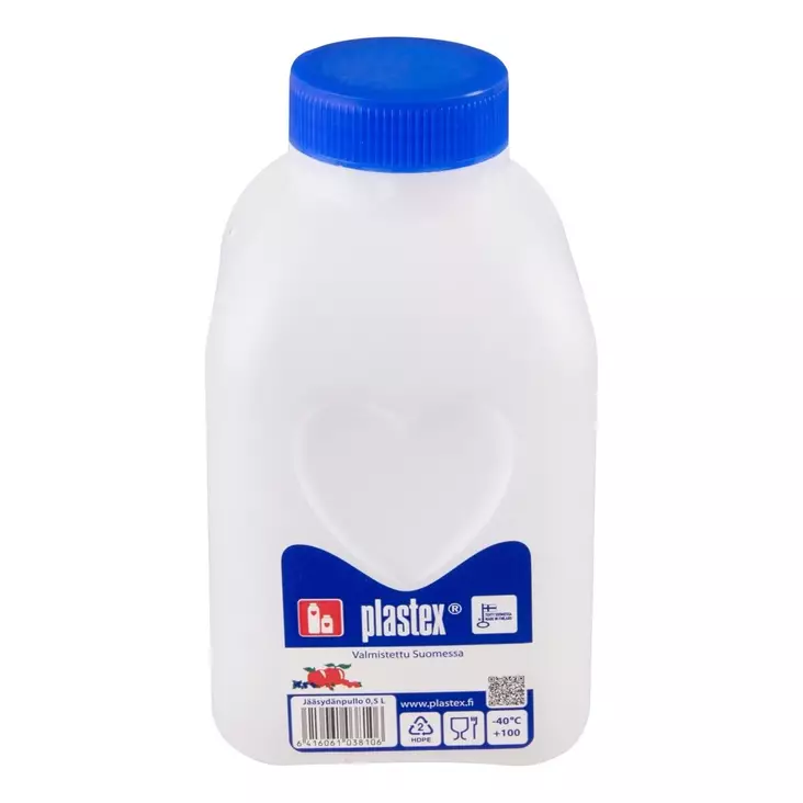 Jääsydän pakastuspullo 0,5l - Kylmälaukut,kylmäkallet ja jääpalamuotit - 6416061038106 - 1