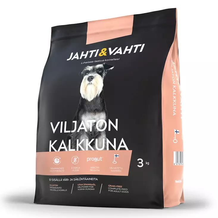 Jahti&Vahti viljaton Kalkkuna 3kg - Koiran kuivaruoat - 6417679487836 - 1