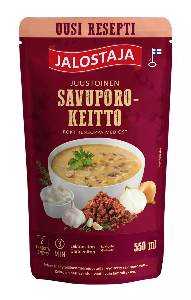 Jalostaja juustoinen savuporokeitto 550m - Kuivaruoka-aineet, keitot ja kastikkeet - 6409536651016 - 1