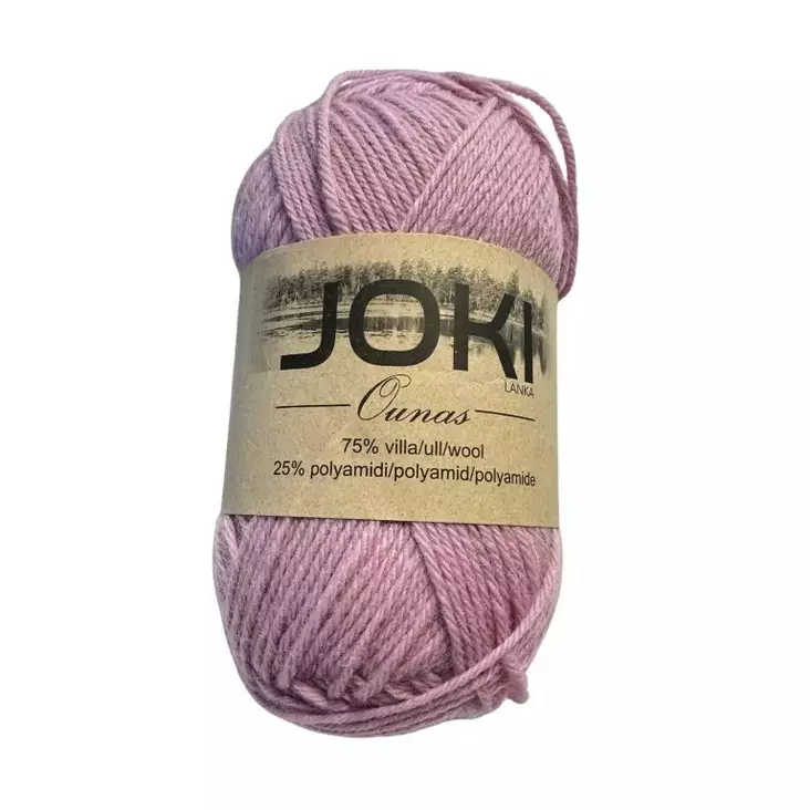 Joki Ounas 100g vaaleanpunainen - Langat - 6438159389426 - 1