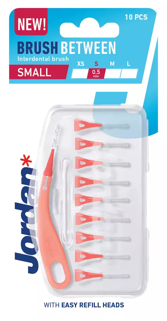 Jordan Brush Between S 0,5mm Interdental - Suunhoitotarvikkeet & suuvedet - 7046110058336 - 1