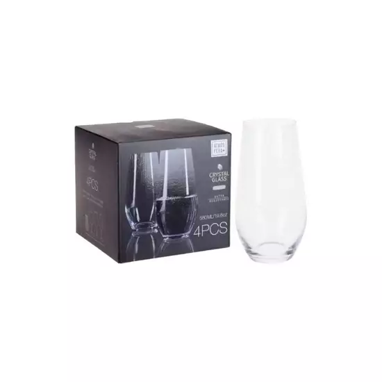 Juomalasi 58cm 4kpl/PKT - Juomalasit - 8719987363276 - 1
