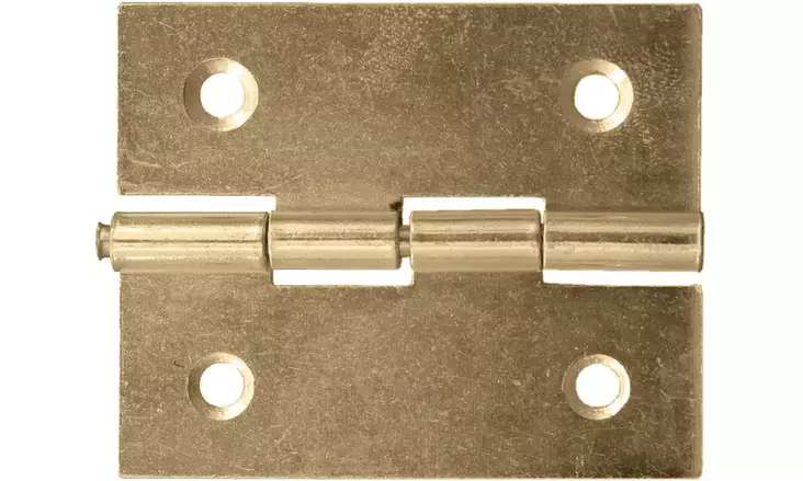 Kaapinsarana messinki 30x27mm 2kpl - Saranat - 6414671090286 - 1