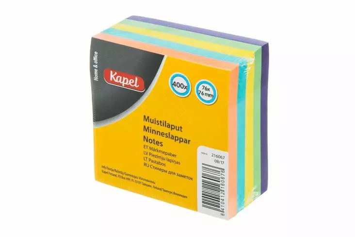 Kapel Muistilappu 400kpl - Muut toimistotarvikkeet - 6410412160676 - 1