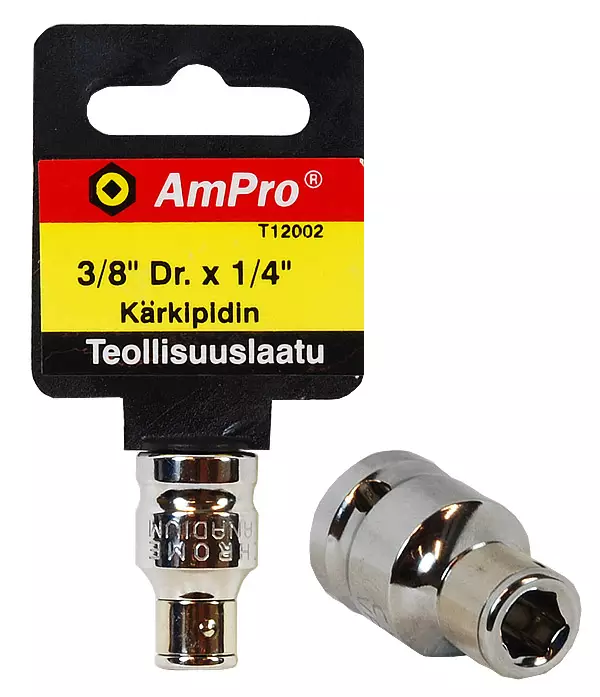 Kärkiadapteri 1/4" x 1/4" 6mm - 1/4 Hylsyt - 795609120036 - 1