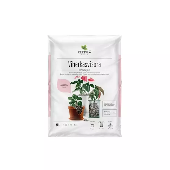 Kekkilä Viherkasvisora 5L - Mullat ja turpeet - 6433000345996 - 1