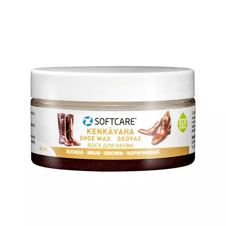 Kenkävaha ruskea 60ml - Kenkätarvikkeet - 6416977716136 - 1