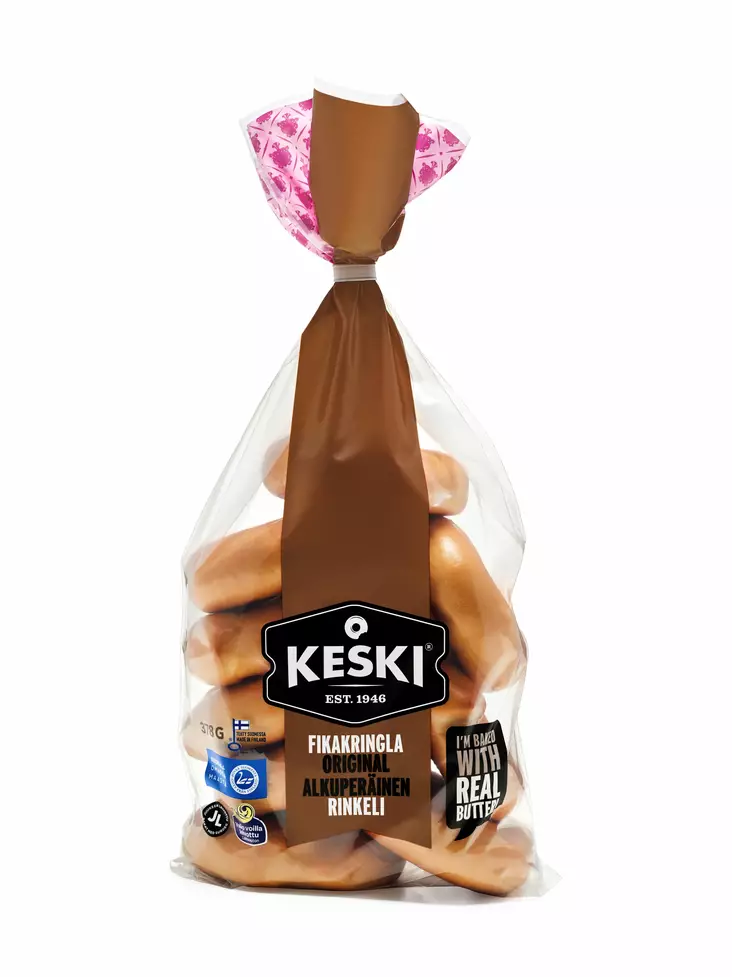 Keski alkuperäinen rinkeli 378g - Elintarvikkeet - 6409720001016 - 1