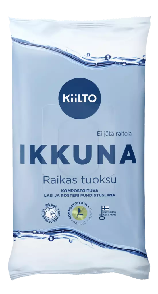 Kiilto ikkunanpuhdistusliina 36kpl - Yleispuhdistusaineet - 6417964578096 - 1