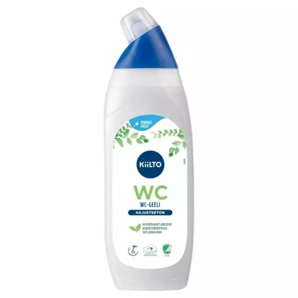 Kiilto WC-geeli hajusteeton 750ml - Kodin pesuaineet - 6417964579406 - 1