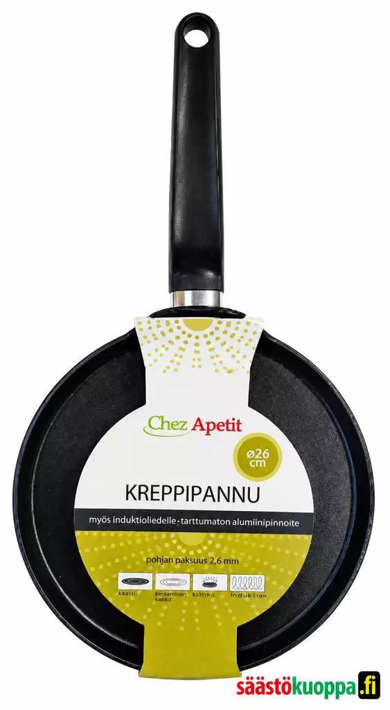 Kreppi-/lettupannu 26cm - Paistinpannut - 6438159801126 - 1