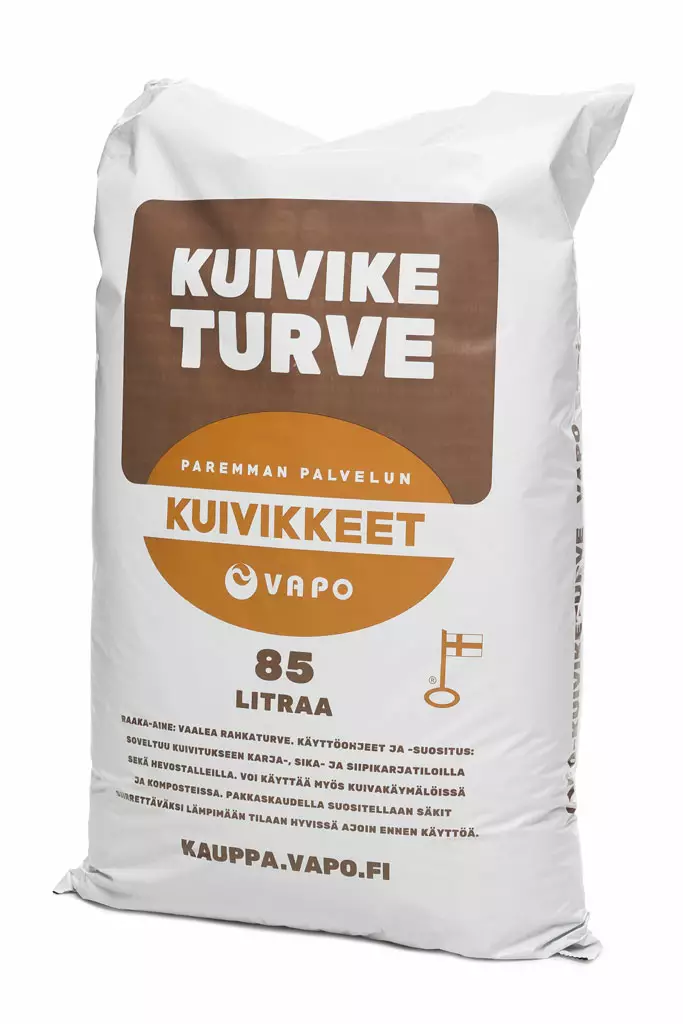 Kuiviketurve säkissä 85L - Hevosten kuivikkeet - 6430016030816 - 1