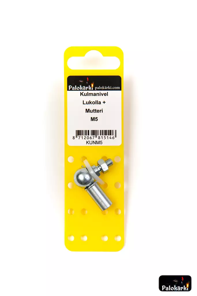 Kulmanivel lukolla + mutteri M5 - Veneilytarvikkeet - 8712067815146 - 1