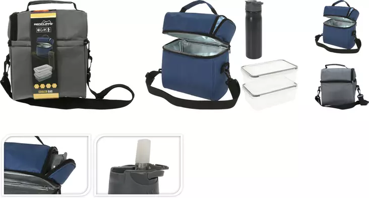 Kylmälaukku sininen/harmaa - Kylmälaukut,kylmäkallet ja jääpalamuotit - 8720573915366 - 1