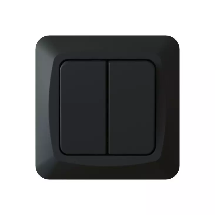 Kytkin 5 Harju IP20 Hiili Musta JL - Sähköasennuskytkimet - 6438140197276 - 1