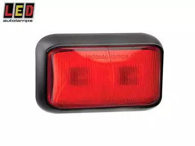 LED-äärivalo 12/24V 58X35X19MM PUN. - Työvalot - 9335962002986 - 1