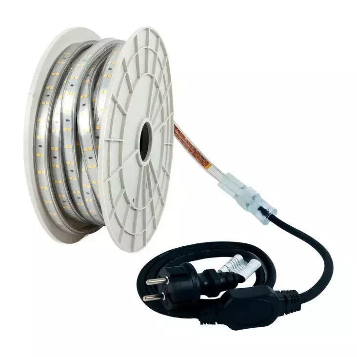 LED-työvalonauha 230 V 50 m 40000 lm 4000 K IP44 - Työvalaisimet - 6418536034996 - 1