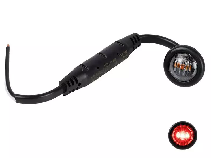 Led äärivalo punainen 28mm 12-24V - Työvalot - 9335962007936 - 1