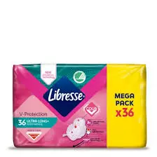 Libresse side Ultra Long Wing 36kpl - Pikkuhousunsuojat ja siteet - 7322540536836 - 1