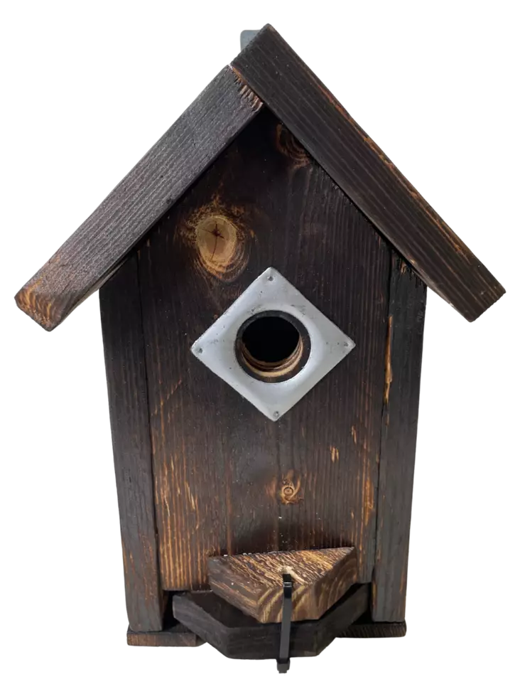 Linnunpönttö puinen lentoaukko 32cm - Lintulaudat - 6419752013406 - 1