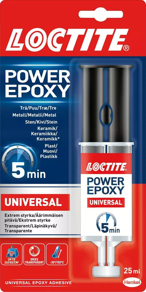 Loctite power epoxy epoksiliima 25ml - Epoksit ja 2K liimat - 7332531013406 - 1