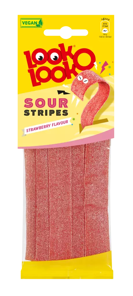 Look-O-Look Sour Stripes - Karkit - 8713600010226 - 1