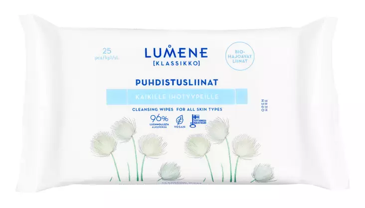 Lumene KLASSIKKO puhdistusliinat 25kpl - Kasvovedet ja kasvojen puhdistusaineet - 6412600813456 - 1