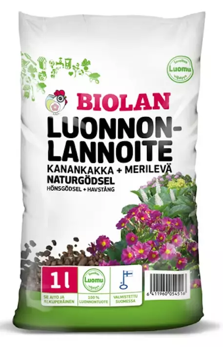 LUONNONLANNOITE 1L BIOLAN - Puutarhalannoitteet - 6411960054516 - 1