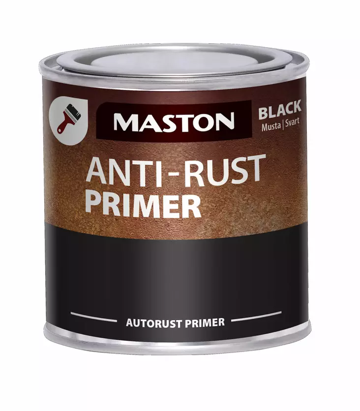 Maston AutoRust maali musta 250ml - Automaalit - 6412490042196 - 2