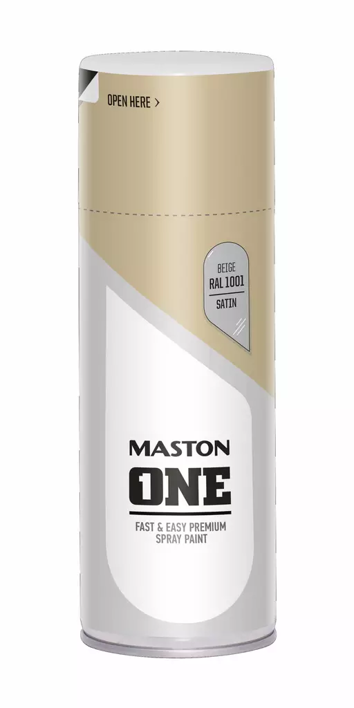 Maston ONE Satiini Beige spraymaali - Spraymaalit - 6412490022976 - 2