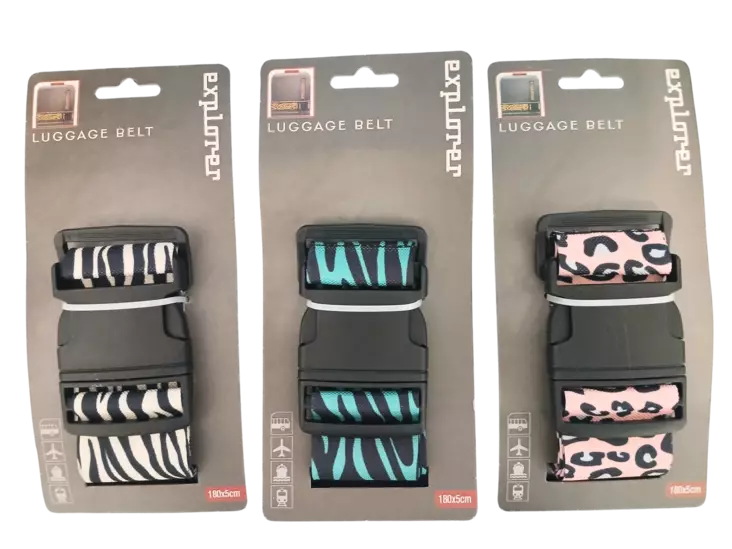 Matkalukkuvyö kuviokuosi 180x5cm - Matkailu tarvikkeet - 8720573603706 - 1