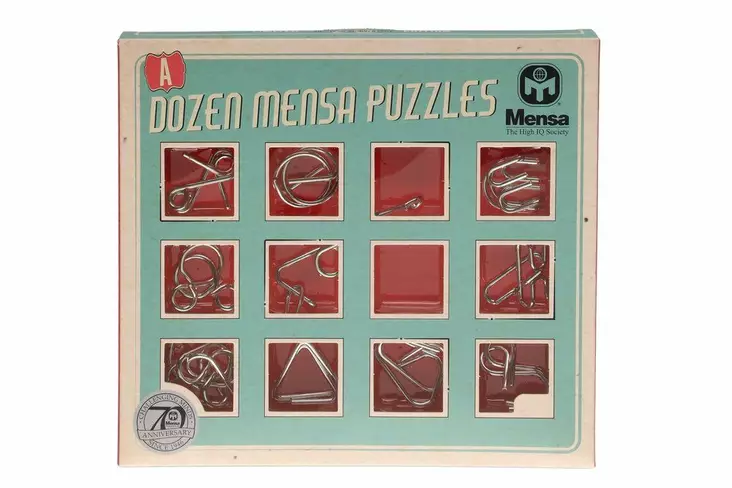 Mensa pulmapelit 12kpl metalli - Palapelit ja pulmapelit - 6410413246096 - 1